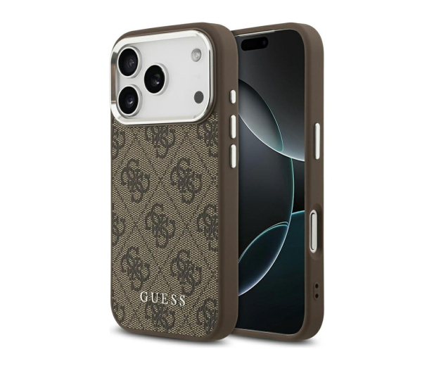 GUESS 4G Script do iPhone 17 Pro brązowy - 1471704 - zdjęcie